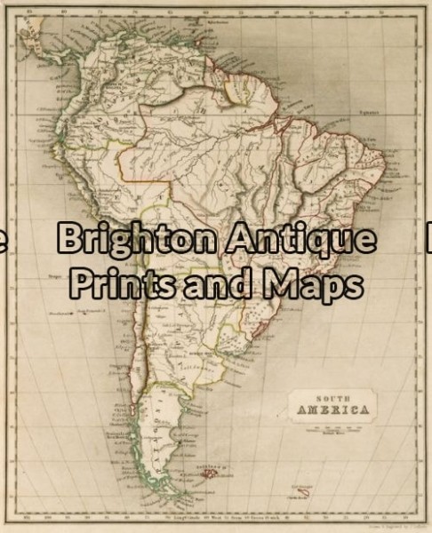 12-191 – South America W & R Chambers – circa 1840 Steel engraving 20cm X 26cm Condition A+
