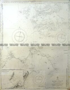 13-95  Tasmania - Navigation Chart of Banks Strait  c.1878 (1921)