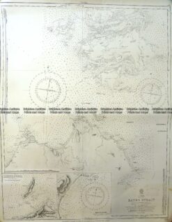 13-95  Tasmania - Navigation Chart of Banks Strait  c.1878 (1921)
