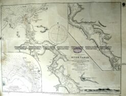 13-98  Tasmania - Navigation Chart - River Tamar  c.1881 (1897)