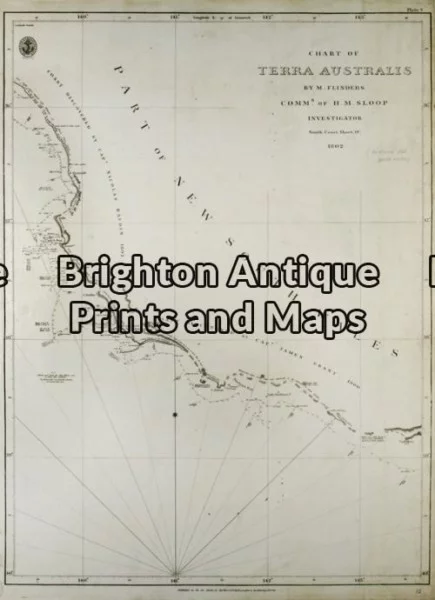 14-210 – Victoria – Portland district Admiralty Chart – circa 1835 Steel engraving 46cm X 63cm Condition A+