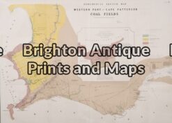 14-225 - Western Port and Cape Patterson Govt Printer  - circa 1872 Chromolithograph 50cm X 40cm Condition A+