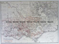 14-335  Victoria showing State Schools  c.1893