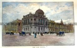 15-100  Melbourne Law Courts c.1886