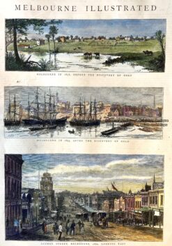 15-101 Melbourne views from 1830's to 1880's