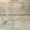 15-109  Western Australia - Railway map  c.1886