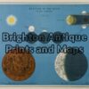 16-242 - Celestial - Moon Johnston - circa 1886 Chromolithograph 42cm X 32cm Condition A+