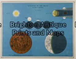 16-242 - Celestial - Moon Johnston - circa 1886 Chromolithograph 42cm X 32cm Condition A+