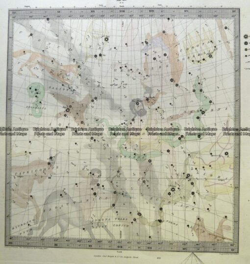 16-250  Celestial – Star system by S.D.U.K.  c.1844