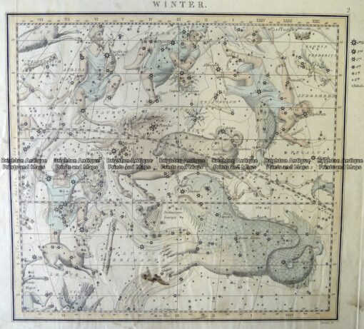 16-255  Celestial – Star system by Middleton  c.1842
