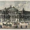 17-256 - Architecture - Paris Anon - circa 1875 Hand coloured wood engraving 34cm X 23cm Condition A+