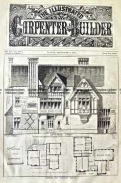 17-263  Architecture  - Floor plan  c.1881