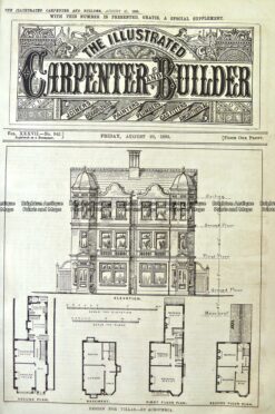 17-265  Architecture - Floor plan  c.1895