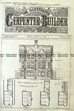 17-265  Architecture - Floor plan  c.1895