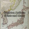2-119 - Asia - Japan G Philip - circa 1905 Chromolithograph 35cm X 48cm Condition A+