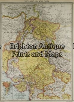 2-134 - Asia - North West India G Philip - circa 1905 Chromolithograph 35cm X 48cm Condition A+