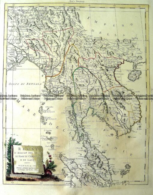 2-137  Regni D’Aracan del Pegu . . .  by Zatta  c.1785