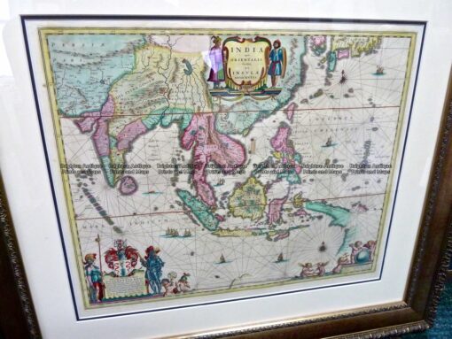 2-139  India Orientalis by Blaeu  c.1635