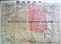 2-143  Kyoto street map c.1900