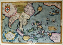 2-148  Indiae Orientalis Insularum by Ortelius  c.1588