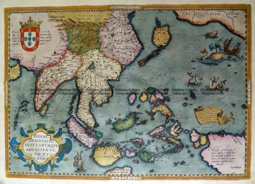 2-148  Indiae Orientalis Insularum by Ortelius  c.1588