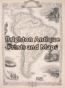 21-205  South America by Tallis circa 1851