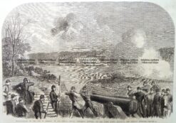 22-004  Civil War- Howlett's Battery on James River c.1864