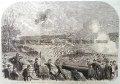 22-004  Civil War- Howlett's Battery on James River c.1864