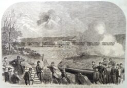 22-004  Civil War- Howlett's Battery on James River c.1864