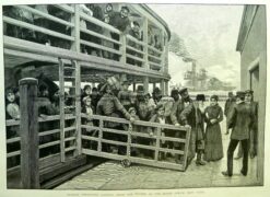 22-016  Russian emigrants landing in New York  c.1892