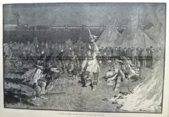 22-019  Dance of Crow Indians c.1885