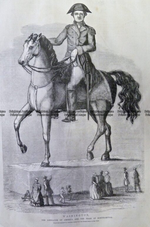 22-028  George Washington statue  c.1848