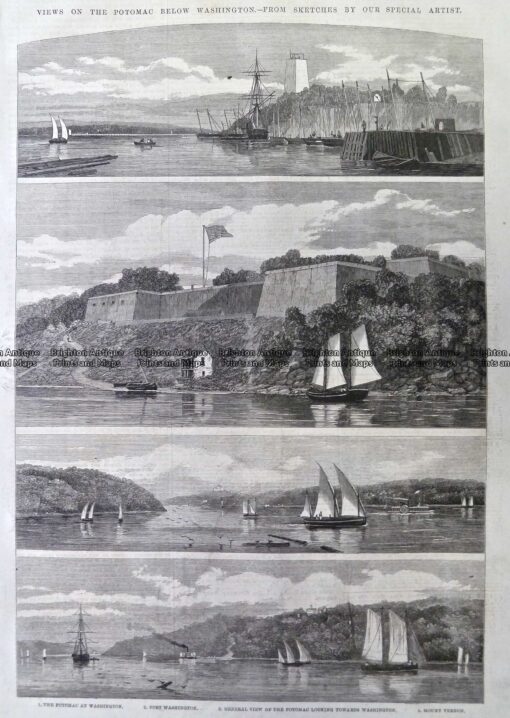 22-029  Potomac below Washington  c.1861