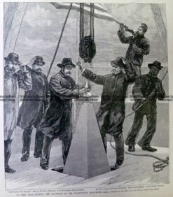 22-032  Capstone of the Washington monument  c.1884