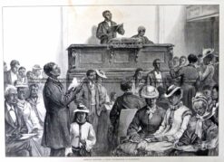 22-033  Negro congregation at Washington c.1876