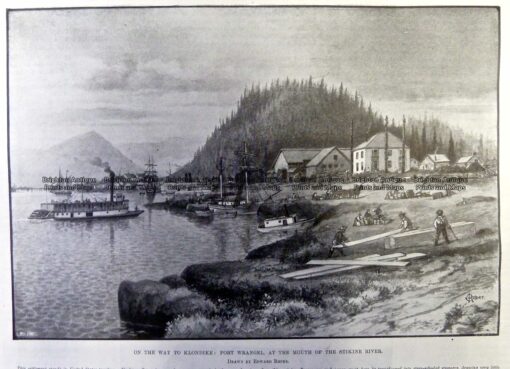 22-041  Klondike – Fort Wrangel at Stikine River c.1898