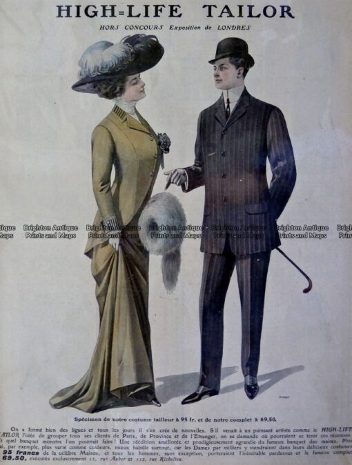 23-101   Fashion – men & women  c.1909