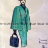 23-282  Fashion - Original pen and ink sketch
