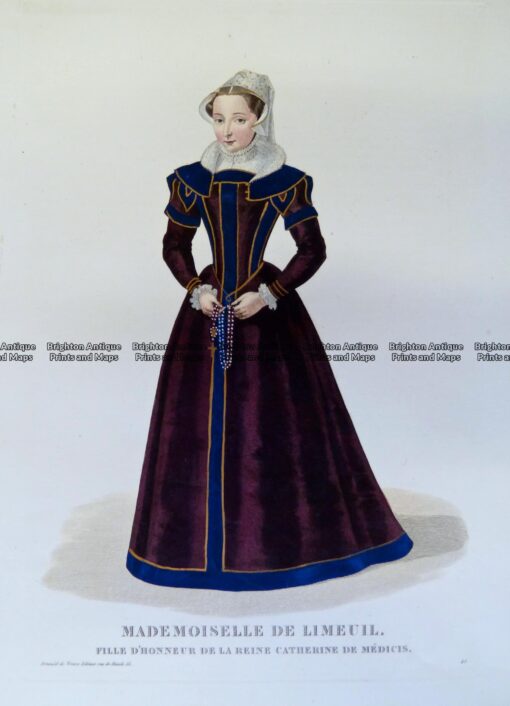 23-287 – Decorative – Fashion – Mademoiselle de Limeuil circa 1830