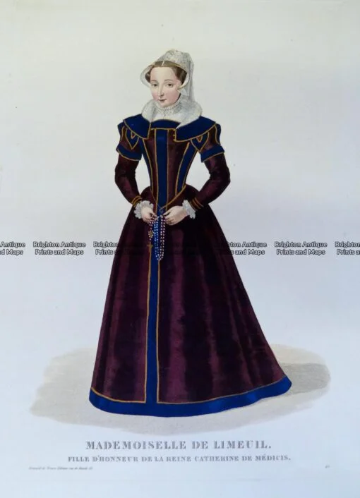 23-287 – Decorative – Fashion – Mademoiselle de Limeuil circa 1830