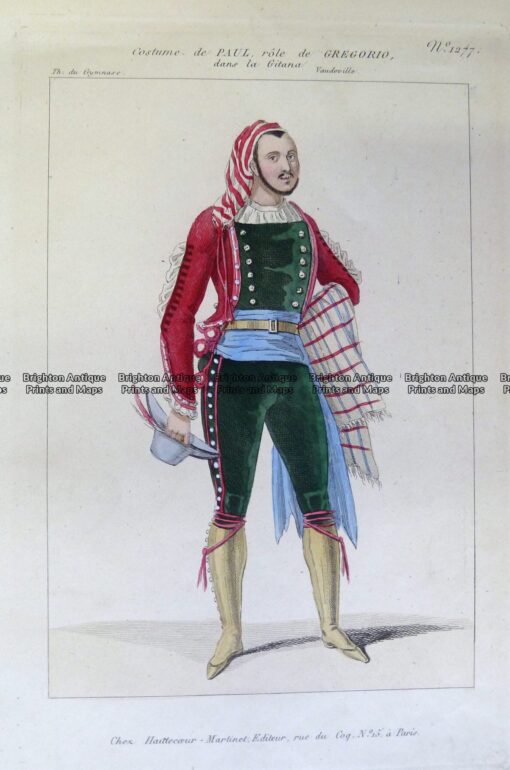 23-297  Fashion – Costume de Delaistre c.1840
