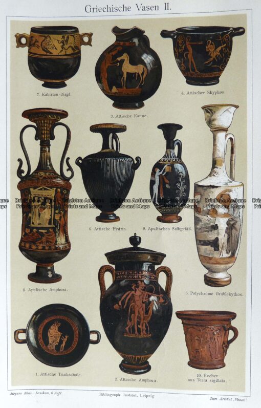 23-318  Grecian Vases  c.1870