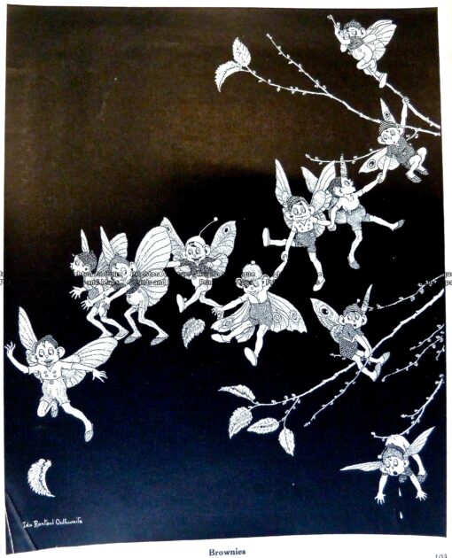 23-330  Elves and Fairies by Outhwaite c.1916