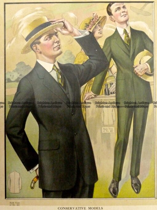23-344  Men’s fashion by Taylor c.1921