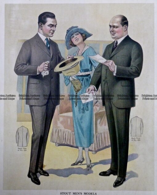 23-348  Men’s fashion by Taylor c.1921