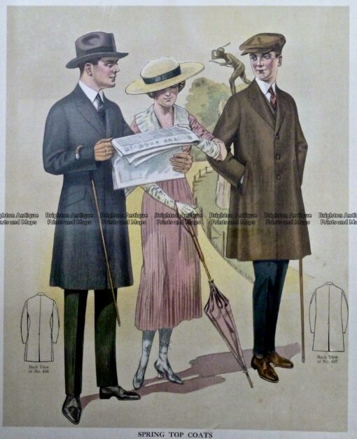 23-349  Men’s fashion by Taylor c.1921