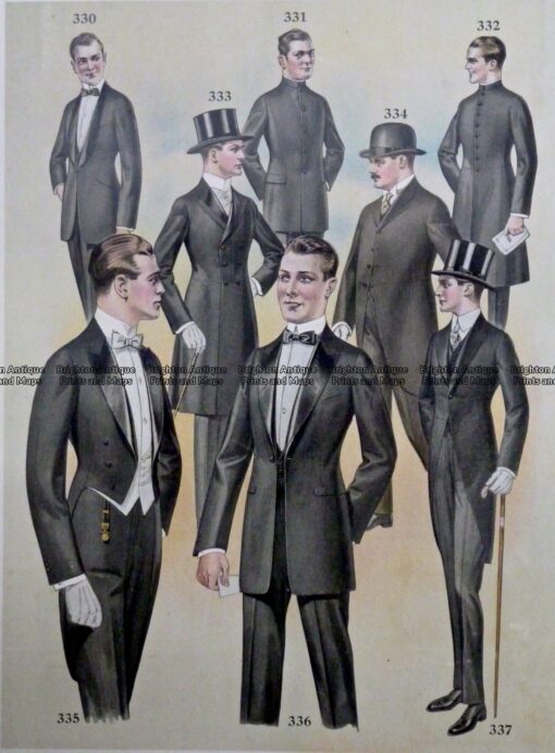 23-350  Men’s fashion by Taylor c.1921