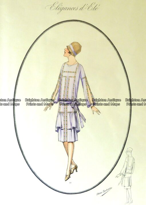 23-802  Art Deco fashion  c.1923