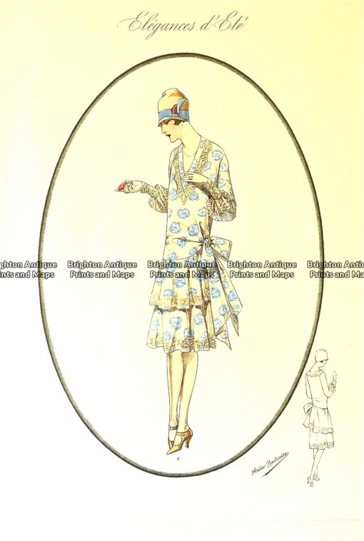 23-808  Art Deco fashion c.1923