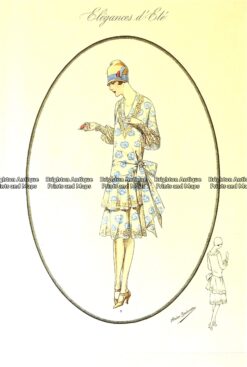 23-808  Art Deco fashion c.1923